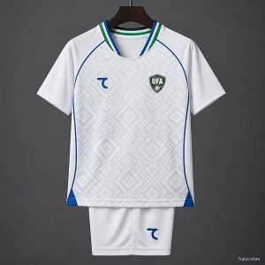 Uzbekistan 2026 World Cup Away Kids Jersey